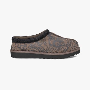 Ugg Tasman Street Graffiti Men Slippers Black/Brown (3851QMRBG)